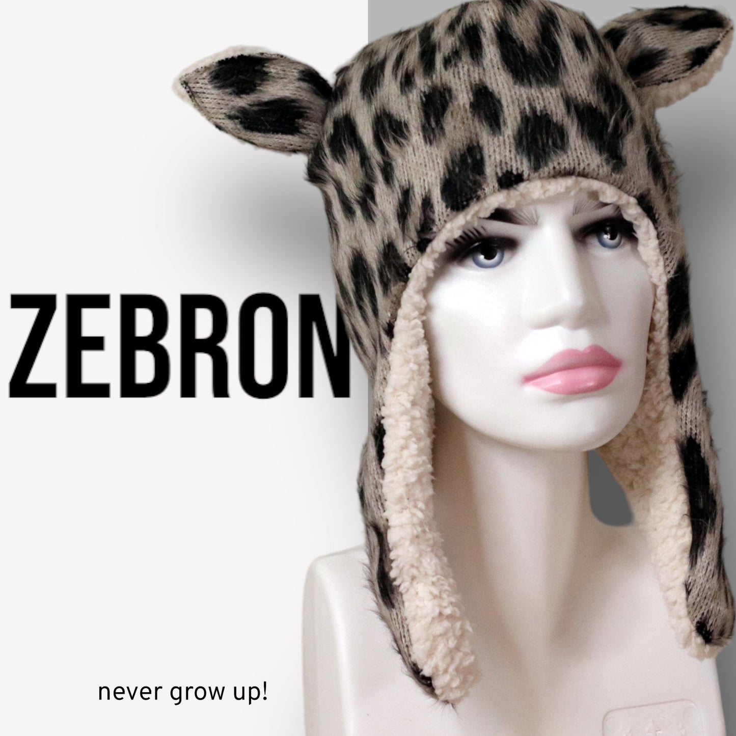 Zebron - Plush Beanie