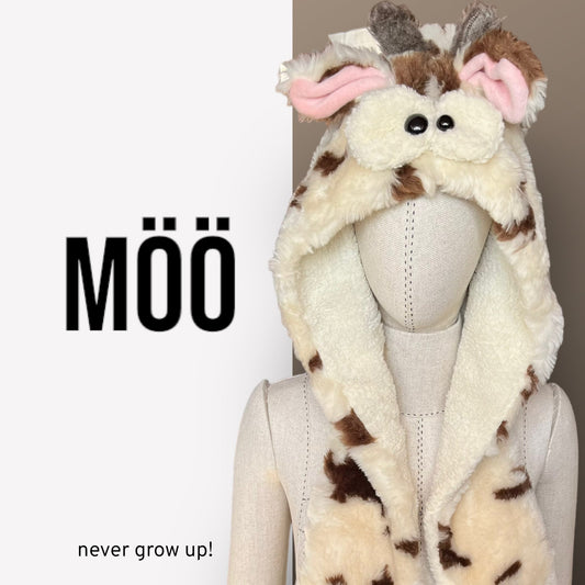 Moo- Plush Hat